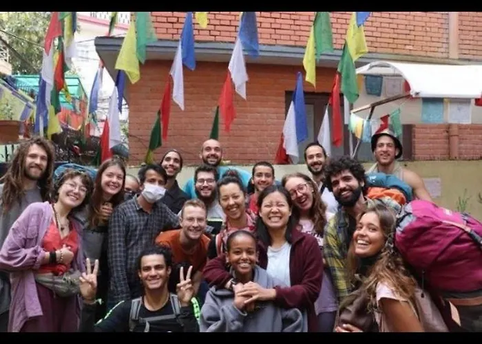 Hostel Yog Hostel- Social Backpacker In Thamel -rooftop-capsule Bunks Ac Kathmandu